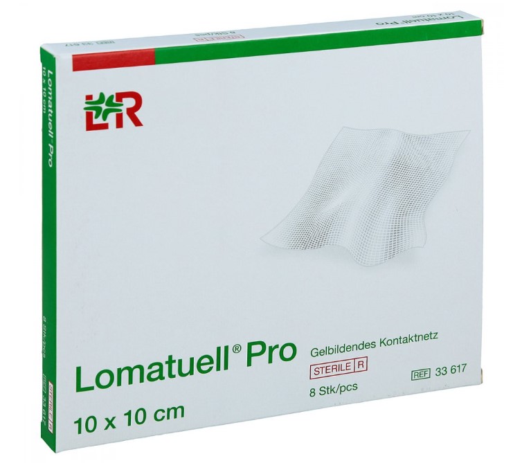 Пов'язка з гелевої сітки Lomatuell Pro 10*10 см 1шт